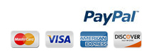 Paypal and Credit Cards Accepted